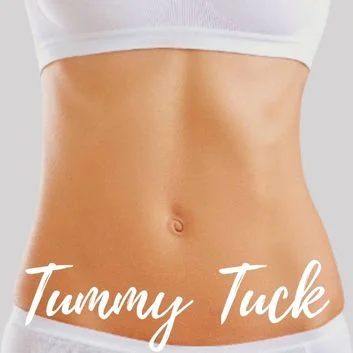 The flat and toned tummy of this female model represent the desired outcome when performing tummy tuck and abdominoplasty.