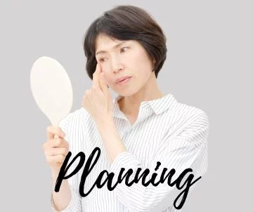 Considerations when planning an Asian double eyelid crease surgery.