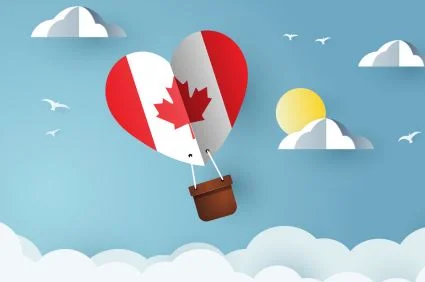 Map of the provinces of Canada